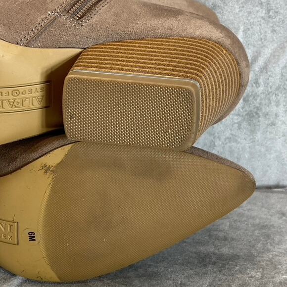 ALFANI Step N’ Flex Women’s Cognac Armena Pointed-Toe Side-Zip Booties SZ 6 - Picture 9 of 11